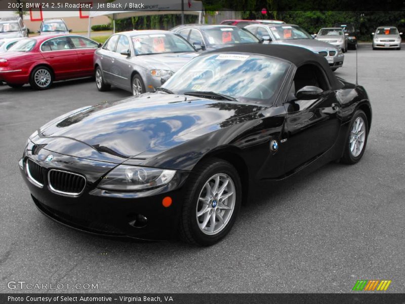 Jet Black / Black 2005 BMW Z4 2.5i Roadster