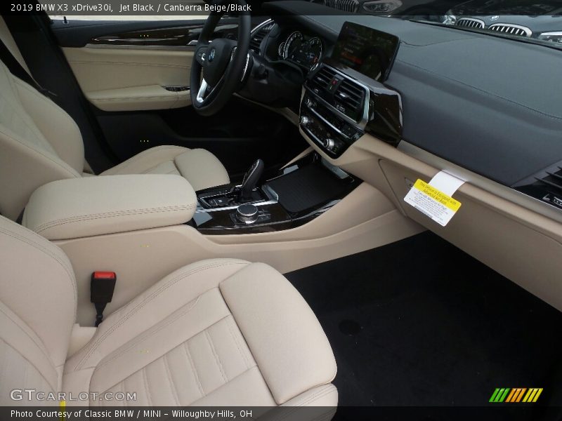 Jet Black / Canberra Beige/Black 2019 BMW X3 xDrive30i