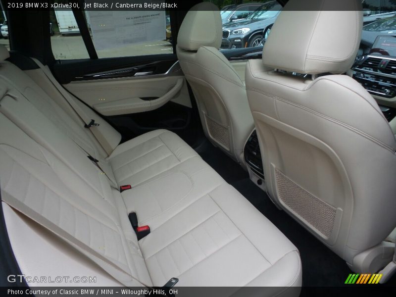 Jet Black / Canberra Beige/Black 2019 BMW X3 xDrive30i