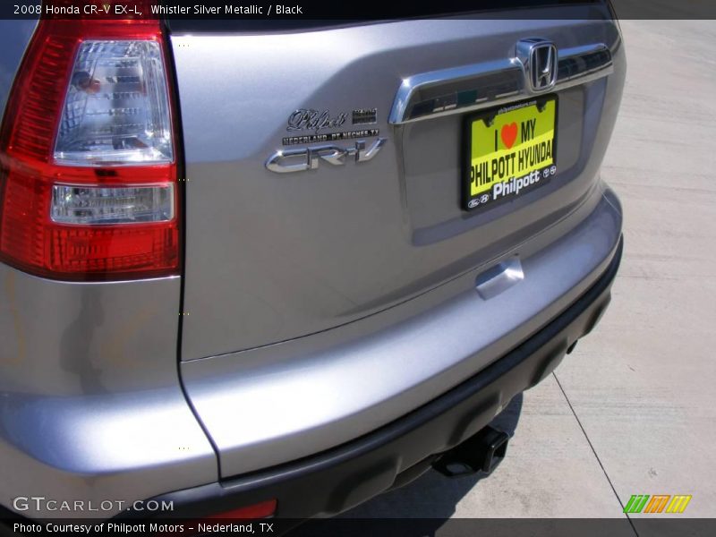 Whistler Silver Metallic / Black 2008 Honda CR-V EX-L
