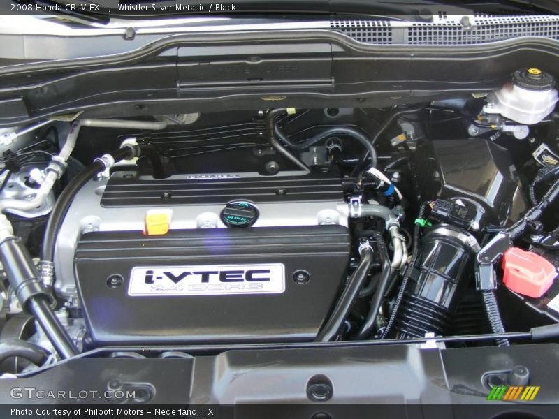 Whistler Silver Metallic / Black 2008 Honda CR-V EX-L