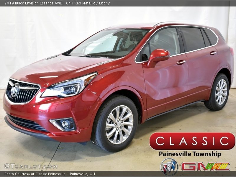 Chili Red Metallic / Ebony 2019 Buick Envision Essence AWD