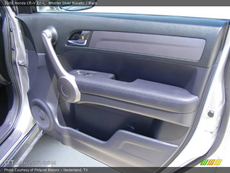 Whistler Silver Metallic / Black 2008 Honda CR-V EX-L