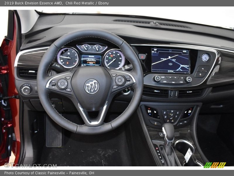 Chili Red Metallic / Ebony 2019 Buick Envision Essence AWD
