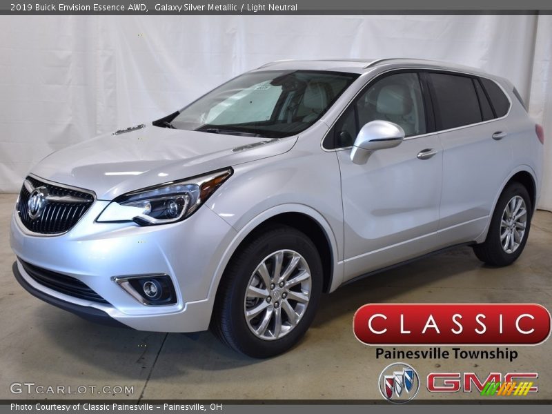 Galaxy Silver Metallic / Light Neutral 2019 Buick Envision Essence AWD
