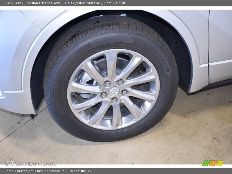 Galaxy Silver Metallic / Light Neutral 2019 Buick Envision Essence AWD