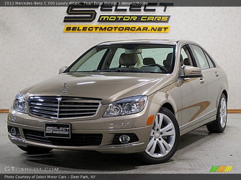 Pearl Beige Metallic / Almond/Mocha 2011 Mercedes-Benz C 300 Luxury 4Matic