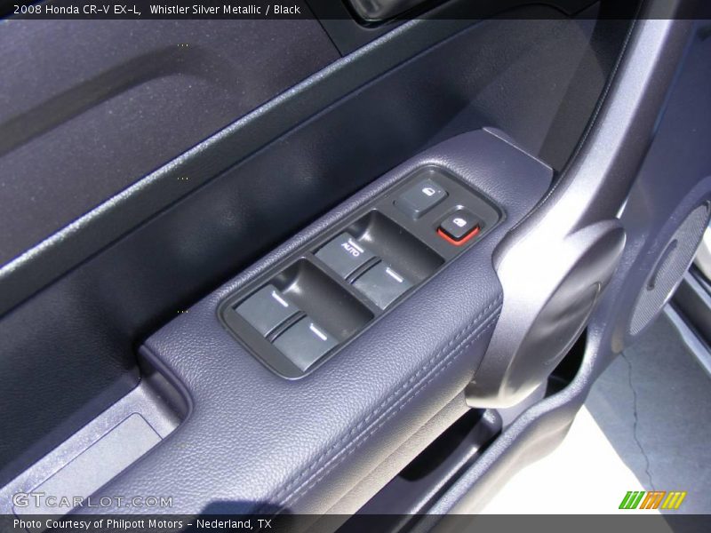 Whistler Silver Metallic / Black 2008 Honda CR-V EX-L