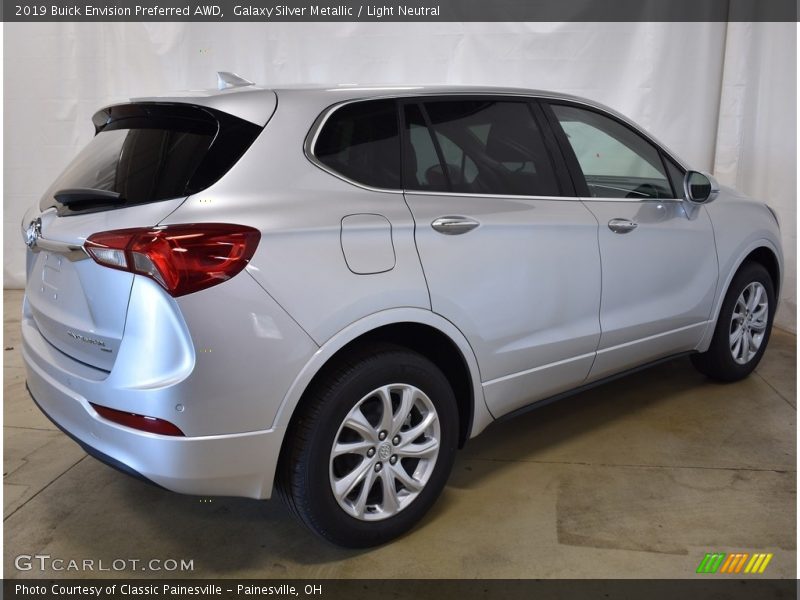 Galaxy Silver Metallic / Light Neutral 2019 Buick Envision Preferred AWD