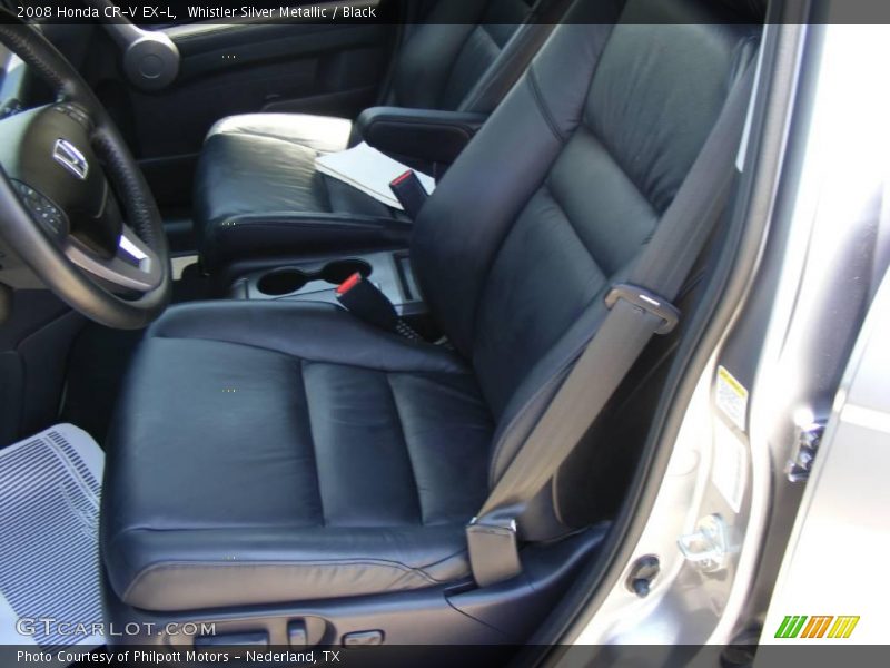 Whistler Silver Metallic / Black 2008 Honda CR-V EX-L