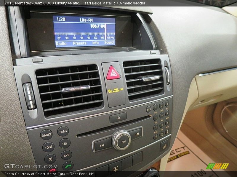 Pearl Beige Metallic / Almond/Mocha 2011 Mercedes-Benz C 300 Luxury 4Matic