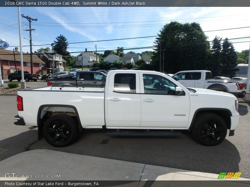 Summit White / Dark Ash/Jet Black 2018 GMC Sierra 1500 Double Cab 4WD