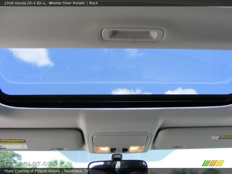 Whistler Silver Metallic / Black 2008 Honda CR-V EX-L