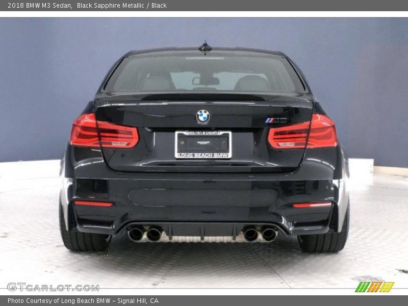Black Sapphire Metallic / Black 2018 BMW M3 Sedan