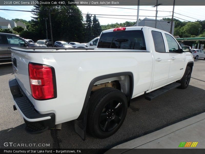 Summit White / Dark Ash/Jet Black 2018 GMC Sierra 1500 Double Cab 4WD