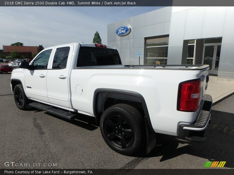 Summit White / Dark Ash/Jet Black 2018 GMC Sierra 1500 Double Cab 4WD