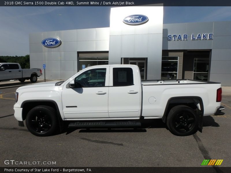 Summit White / Dark Ash/Jet Black 2018 GMC Sierra 1500 Double Cab 4WD