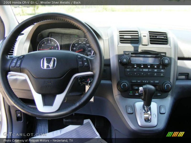 Whistler Silver Metallic / Black 2008 Honda CR-V EX-L