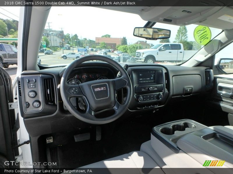 Summit White / Dark Ash/Jet Black 2018 GMC Sierra 1500 Double Cab 4WD