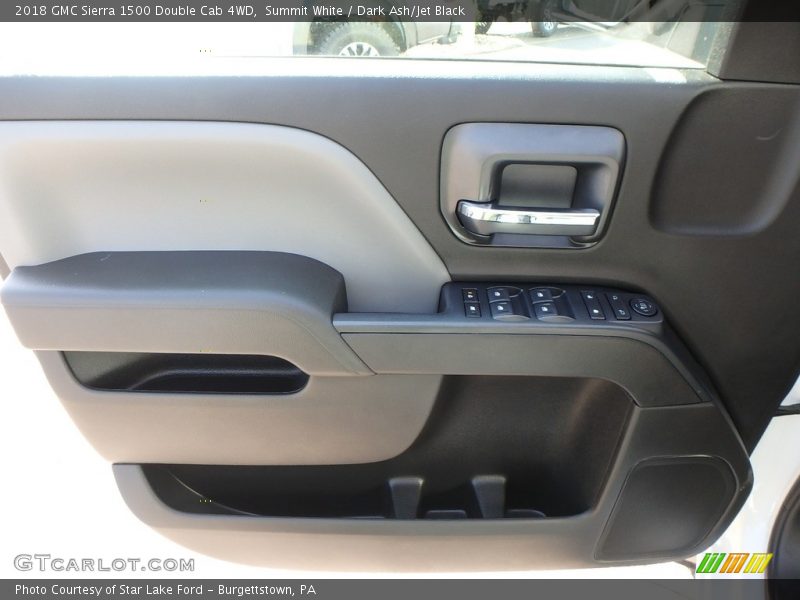 Summit White / Dark Ash/Jet Black 2018 GMC Sierra 1500 Double Cab 4WD