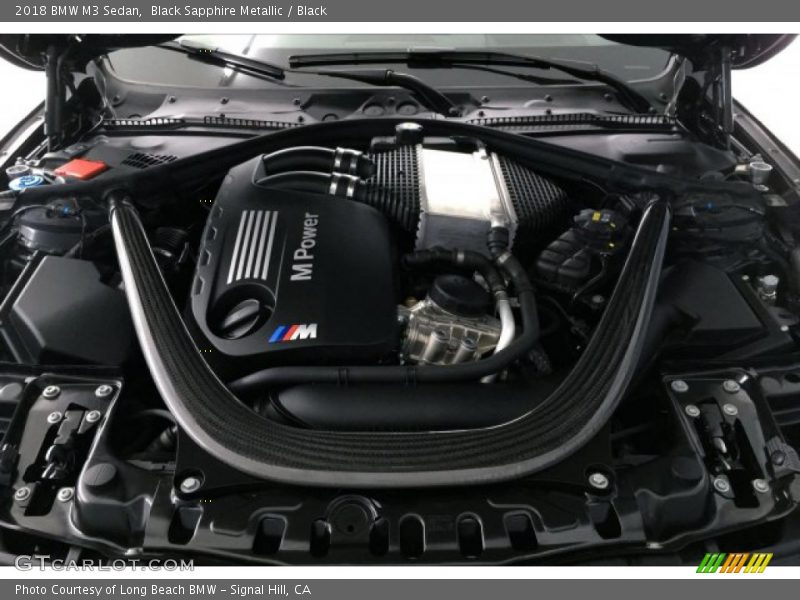 Black Sapphire Metallic / Black 2018 BMW M3 Sedan