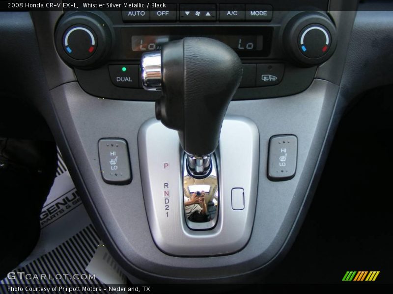 Whistler Silver Metallic / Black 2008 Honda CR-V EX-L
