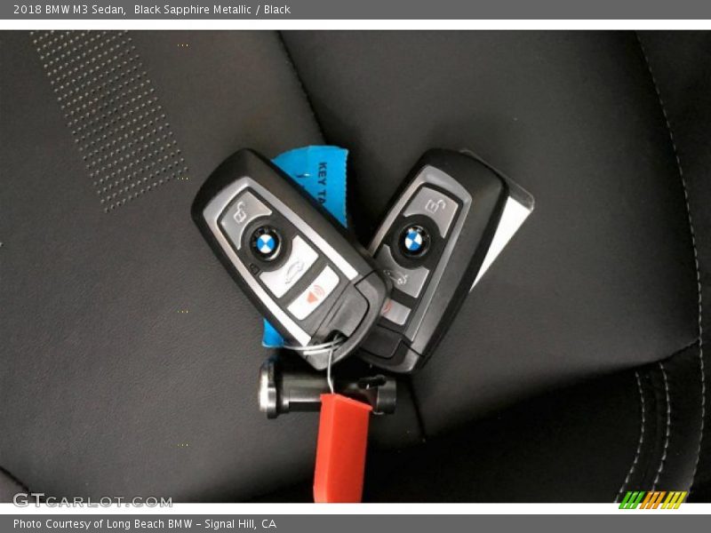 Black Sapphire Metallic / Black 2018 BMW M3 Sedan