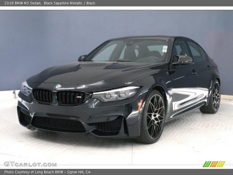 Black Sapphire Metallic / Black 2018 BMW M3 Sedan