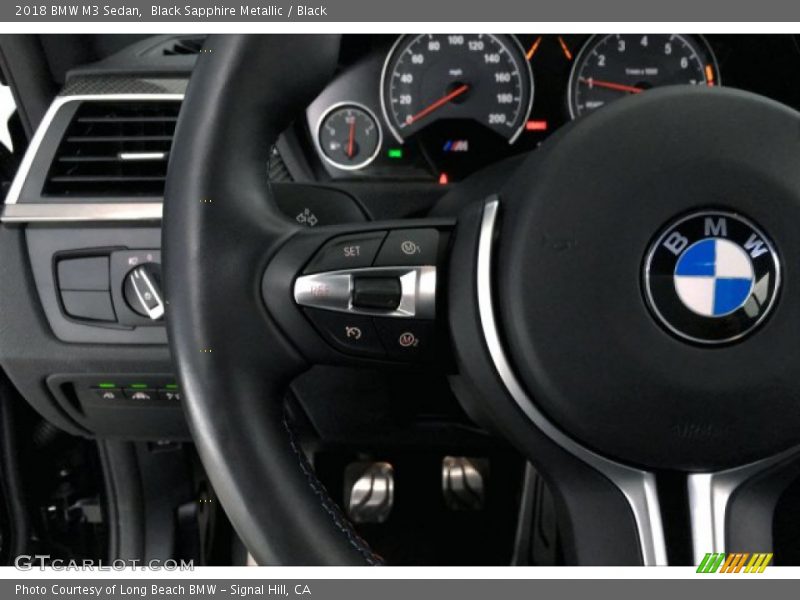 Black Sapphire Metallic / Black 2018 BMW M3 Sedan