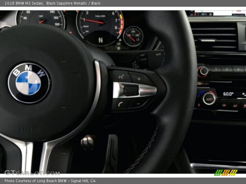 Black Sapphire Metallic / Black 2018 BMW M3 Sedan