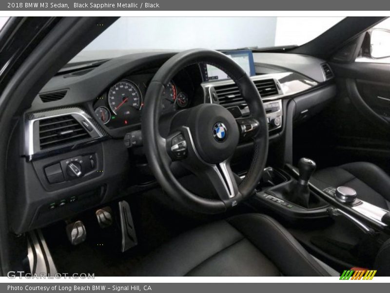 Black Sapphire Metallic / Black 2018 BMW M3 Sedan