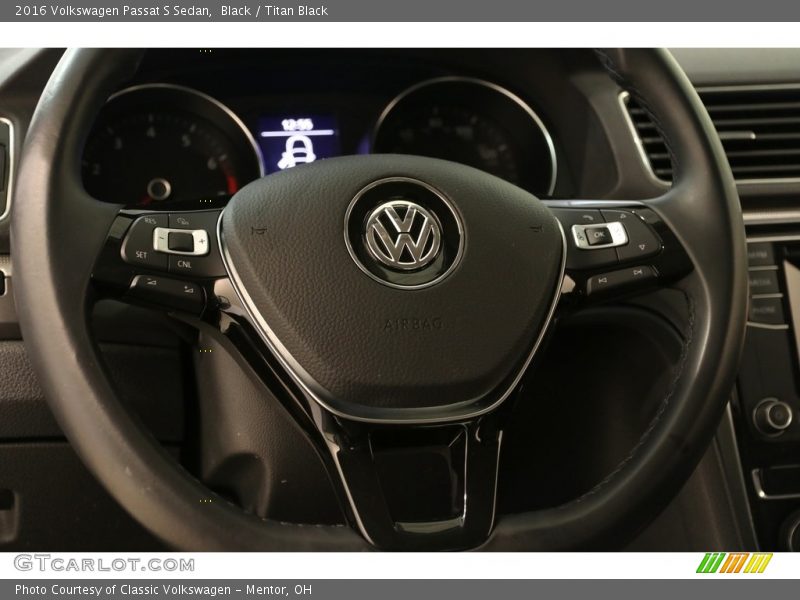 Black / Titan Black 2016 Volkswagen Passat S Sedan