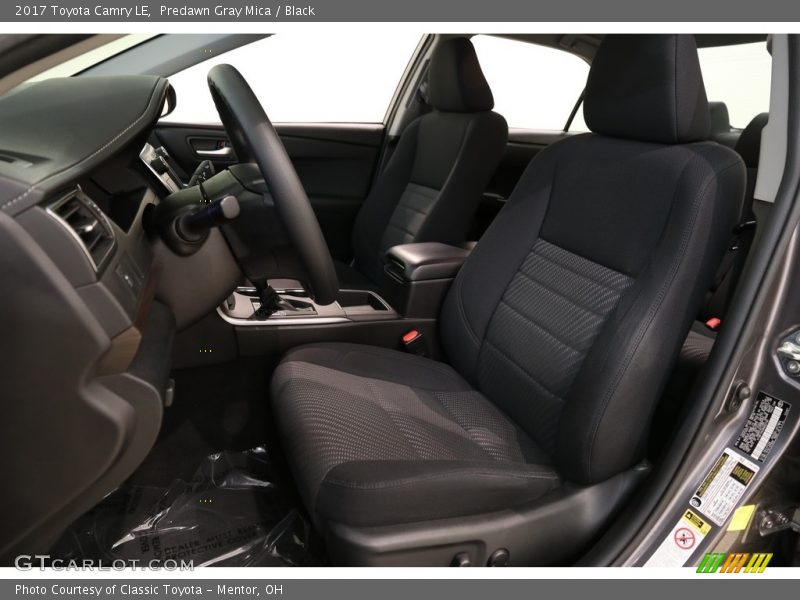 Predawn Gray Mica / Black 2017 Toyota Camry LE