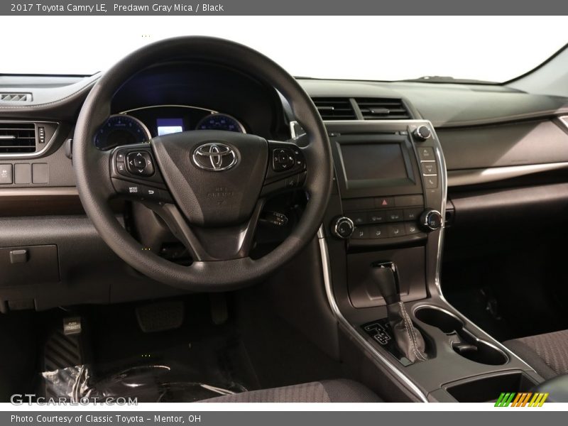 Predawn Gray Mica / Black 2017 Toyota Camry LE