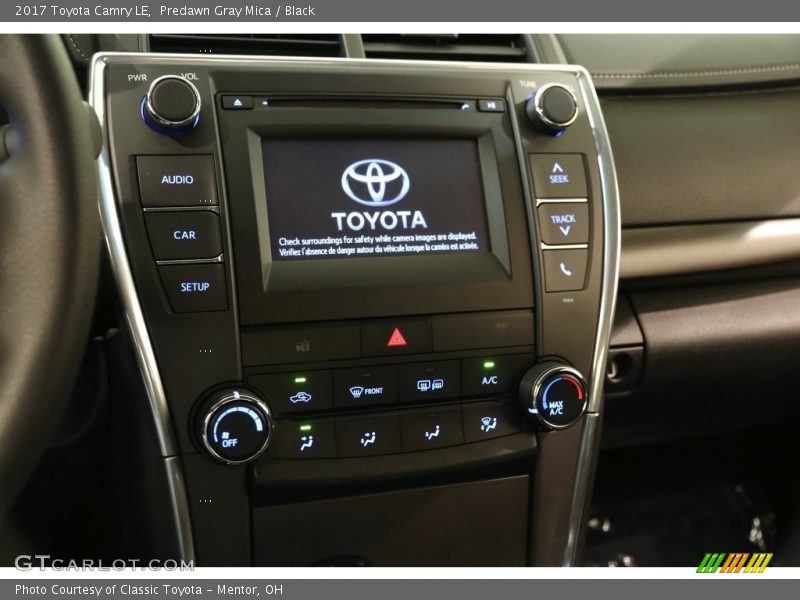 Predawn Gray Mica / Black 2017 Toyota Camry LE