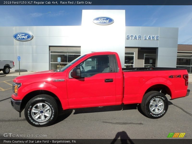 Race Red / Earth Gray 2019 Ford F150 XLT Regular Cab 4x4