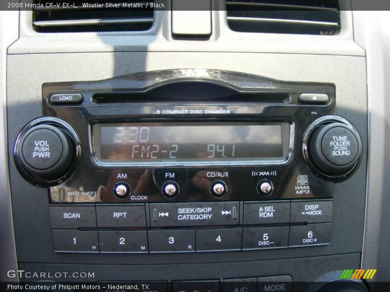 Whistler Silver Metallic / Black 2008 Honda CR-V EX-L