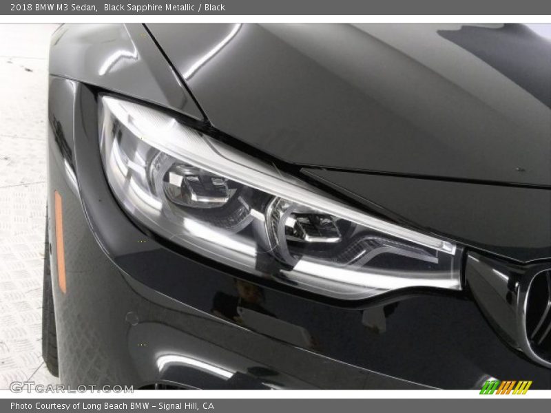 Black Sapphire Metallic / Black 2018 BMW M3 Sedan