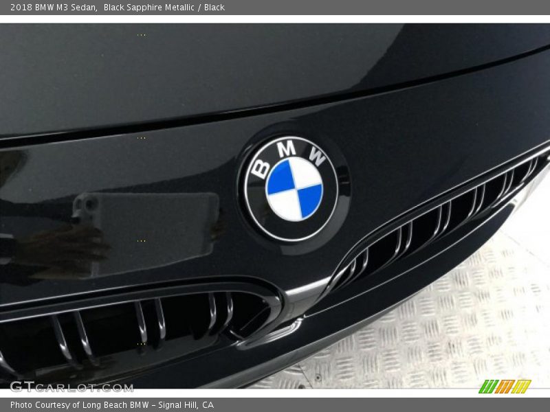 Black Sapphire Metallic / Black 2018 BMW M3 Sedan