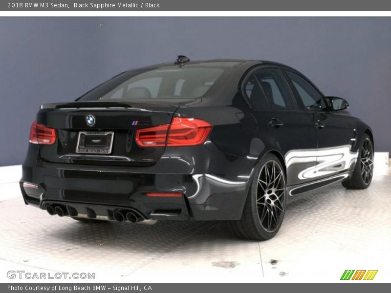 Black Sapphire Metallic / Black 2018 BMW M3 Sedan