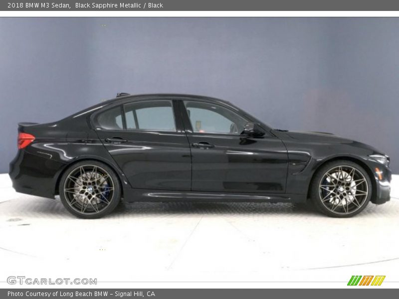 Black Sapphire Metallic / Black 2018 BMW M3 Sedan