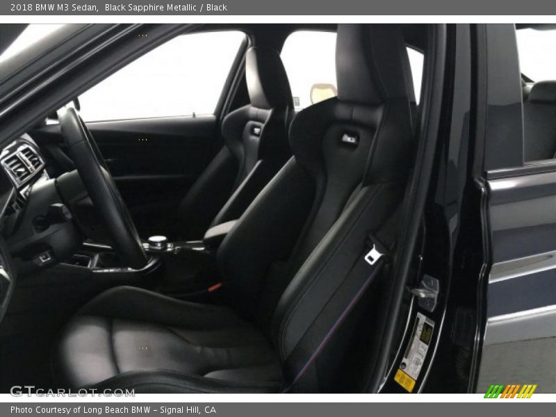 Black Sapphire Metallic / Black 2018 BMW M3 Sedan