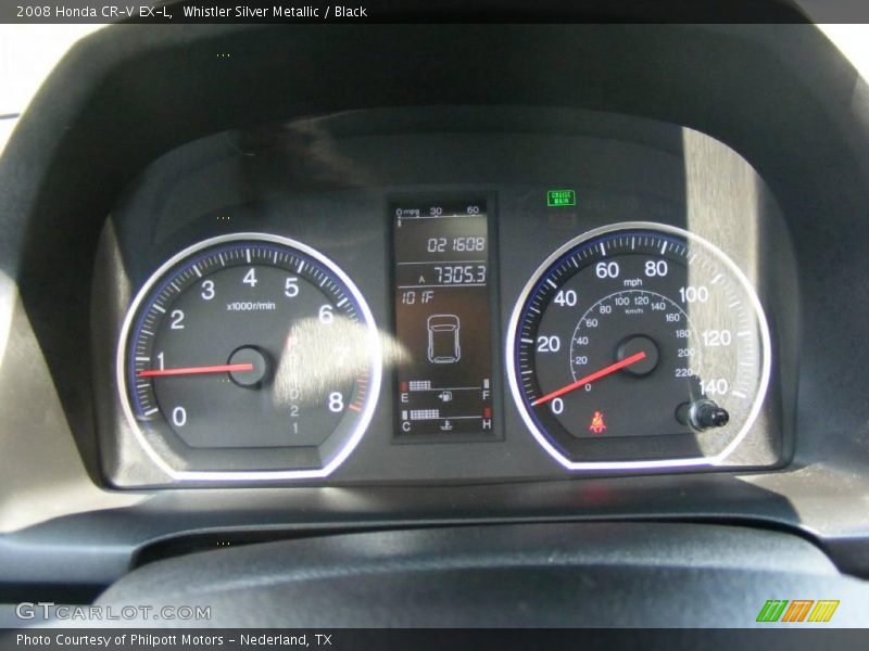 Whistler Silver Metallic / Black 2008 Honda CR-V EX-L