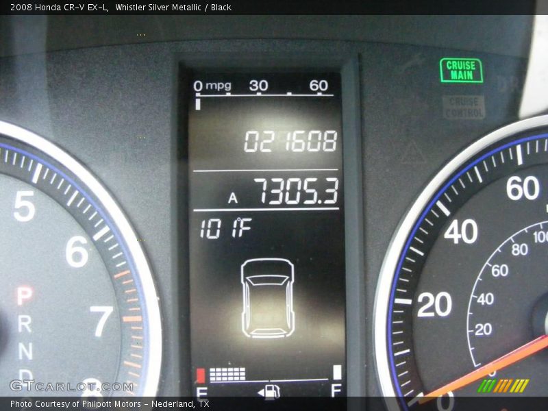 Whistler Silver Metallic / Black 2008 Honda CR-V EX-L