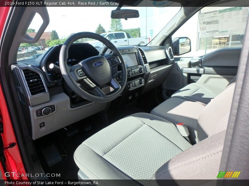 Front Seat of 2019 F150 XLT Regular Cab 4x4