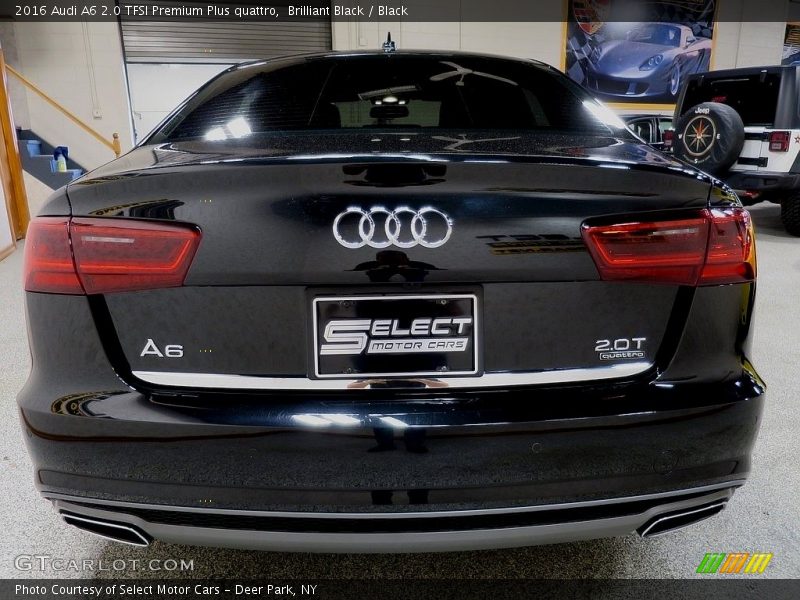 Brilliant Black / Black 2016 Audi A6 2.0 TFSI Premium Plus quattro
