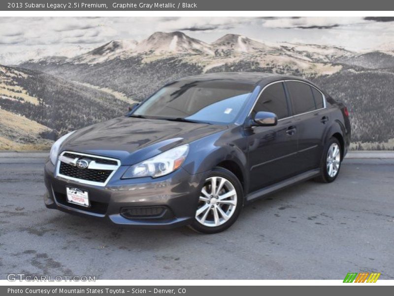 Graphite Gray Metallic / Black 2013 Subaru Legacy 2.5i Premium