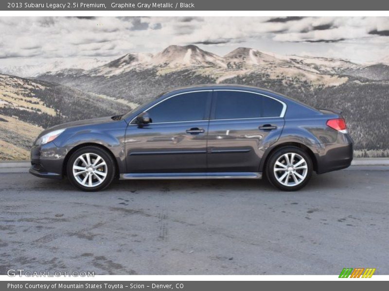Graphite Gray Metallic / Black 2013 Subaru Legacy 2.5i Premium