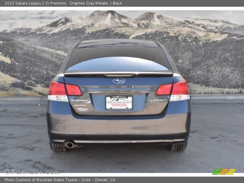 Graphite Gray Metallic / Black 2013 Subaru Legacy 2.5i Premium
