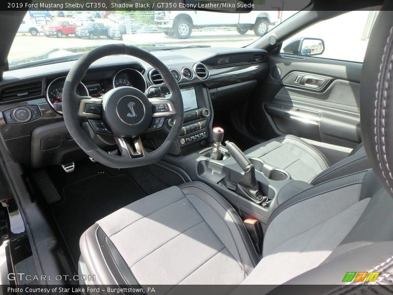  2019 Mustang Shelby GT350 GT350 Ebony Leather/Miko Suede Interior